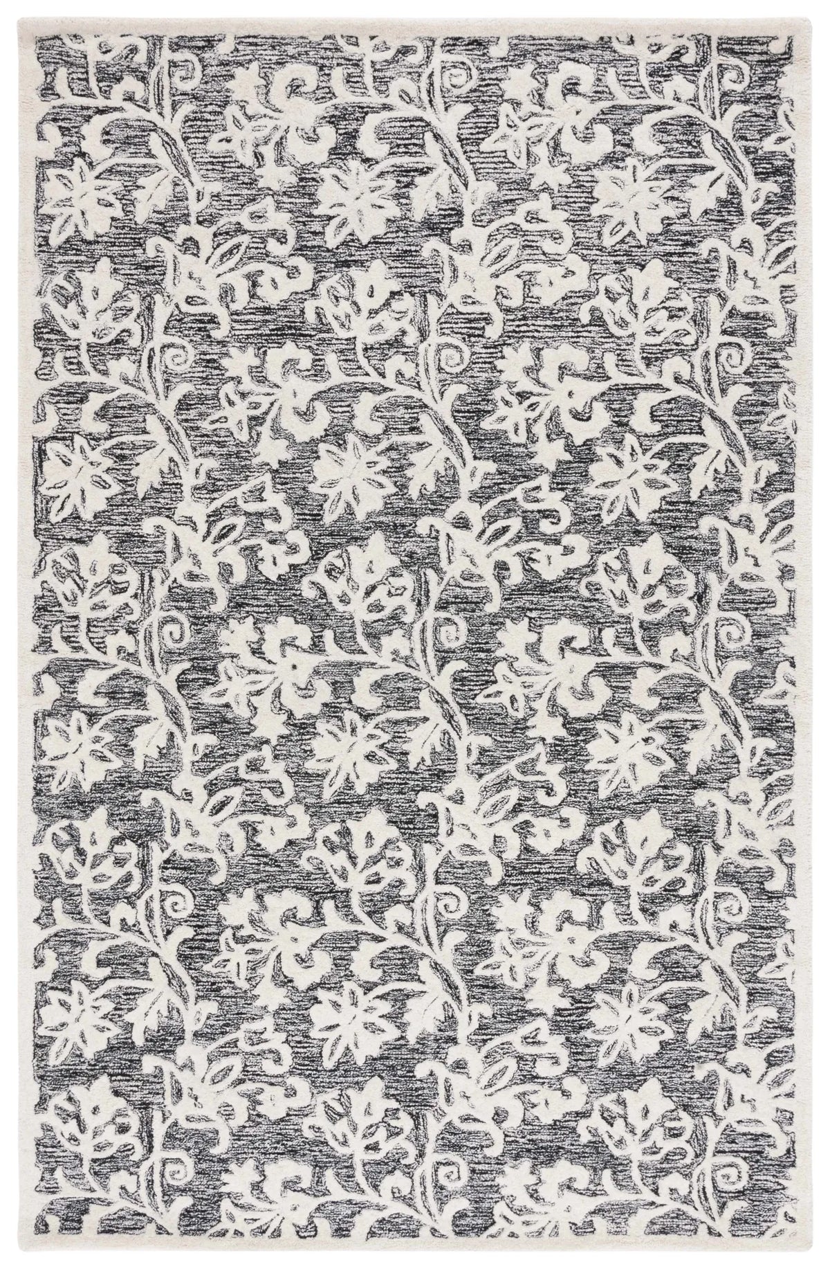Safavieh Martha Stewart 4'-0" x 6'-0" Rug in Black / Ivory