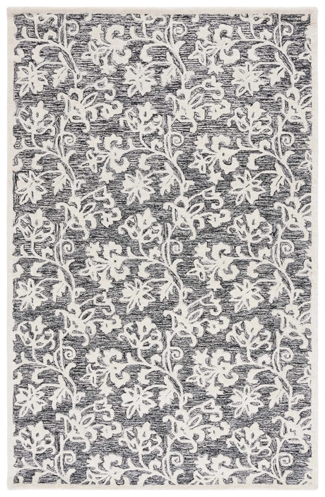 Safavieh Martha Stewart 4'-0" x 6'-0" Rug in Black / Ivory