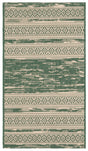 Safavieh Courtyard 2'-0" x 3'-7" Rug in Dark Green / Beige
