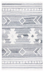 Safavieh Kilim 4'-0" x 6'-0" Rug in Grey / Ivory