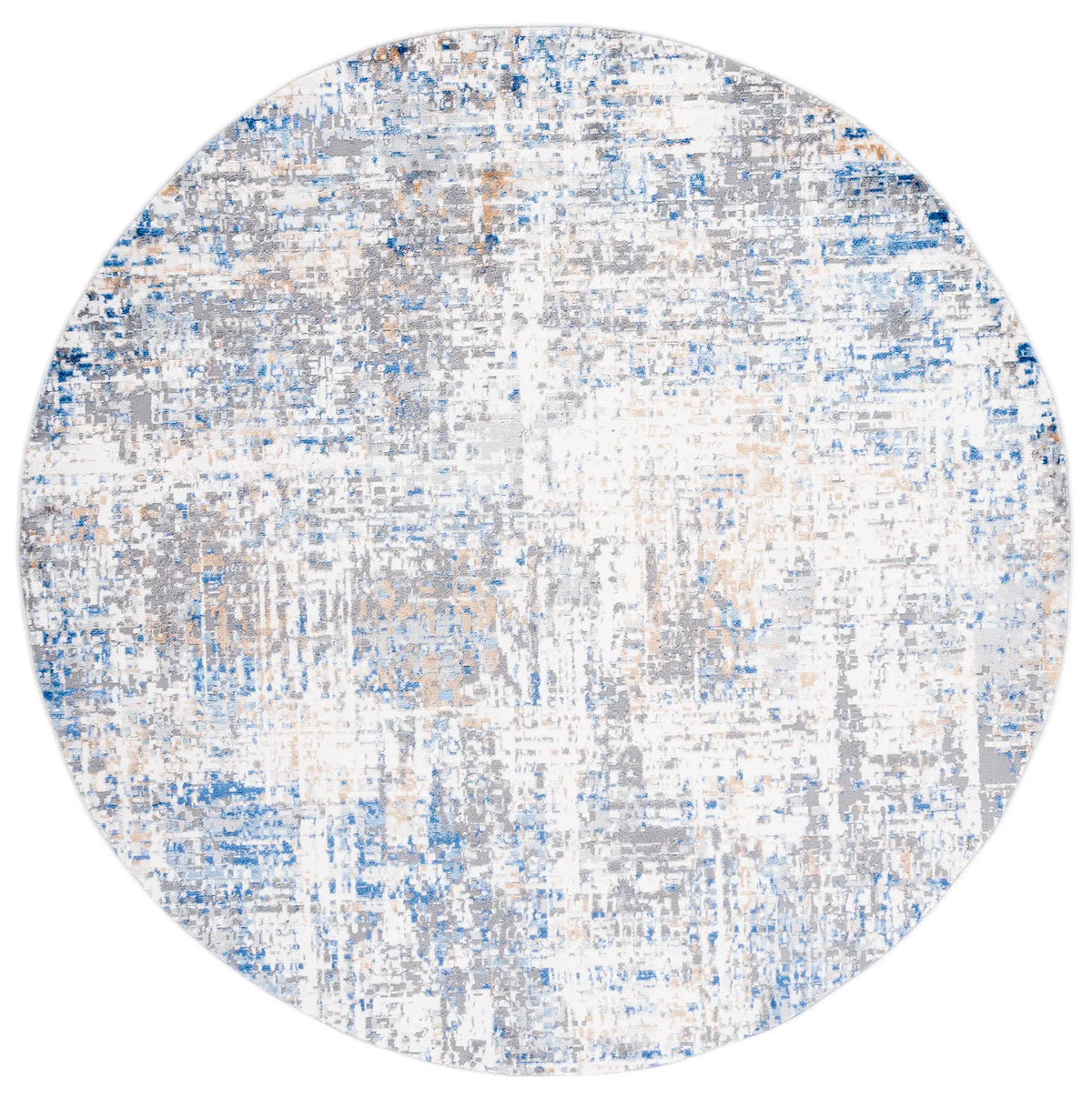 Safavieh Shivan 100 6'-7" x 6'-7" Rug in Ivory / Blue