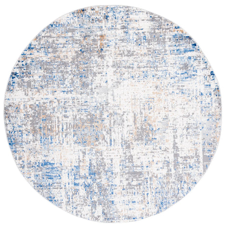 Safavieh Shivan 100 6'-7" x 6'-7" Rug in Ivory / Blue