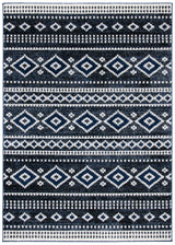 Safavieh Adirondack 4'-0" x 6'-0" Rug in Dark Grey / Ivory