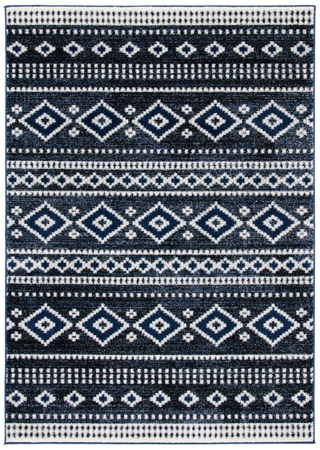 Safavieh Adirondack 4'-0" x 6'-0" Rug in Dark Grey / Ivory