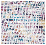 Safavieh Aria 6'-5" x 6'-5" Rug in Cream / Wine