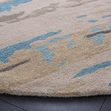 Safavieh Soho 6'-0" x 6'-0" Rug in Beige / Blue