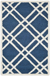 Safavieh Cambridge 2'-0" x 3'-0" Rug in Navy Blue / Ivory