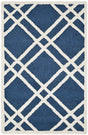 Safavieh Cambridge 2'-0" x 3'-0" Rug in Navy Blue / Ivory