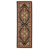Oriental Weavers Sphinx Lilihan 4929A Black/ Red Rugs - runner