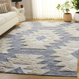 Safavieh Kenya 6'-0" x 9'-0" Rug in Navy / Ivory