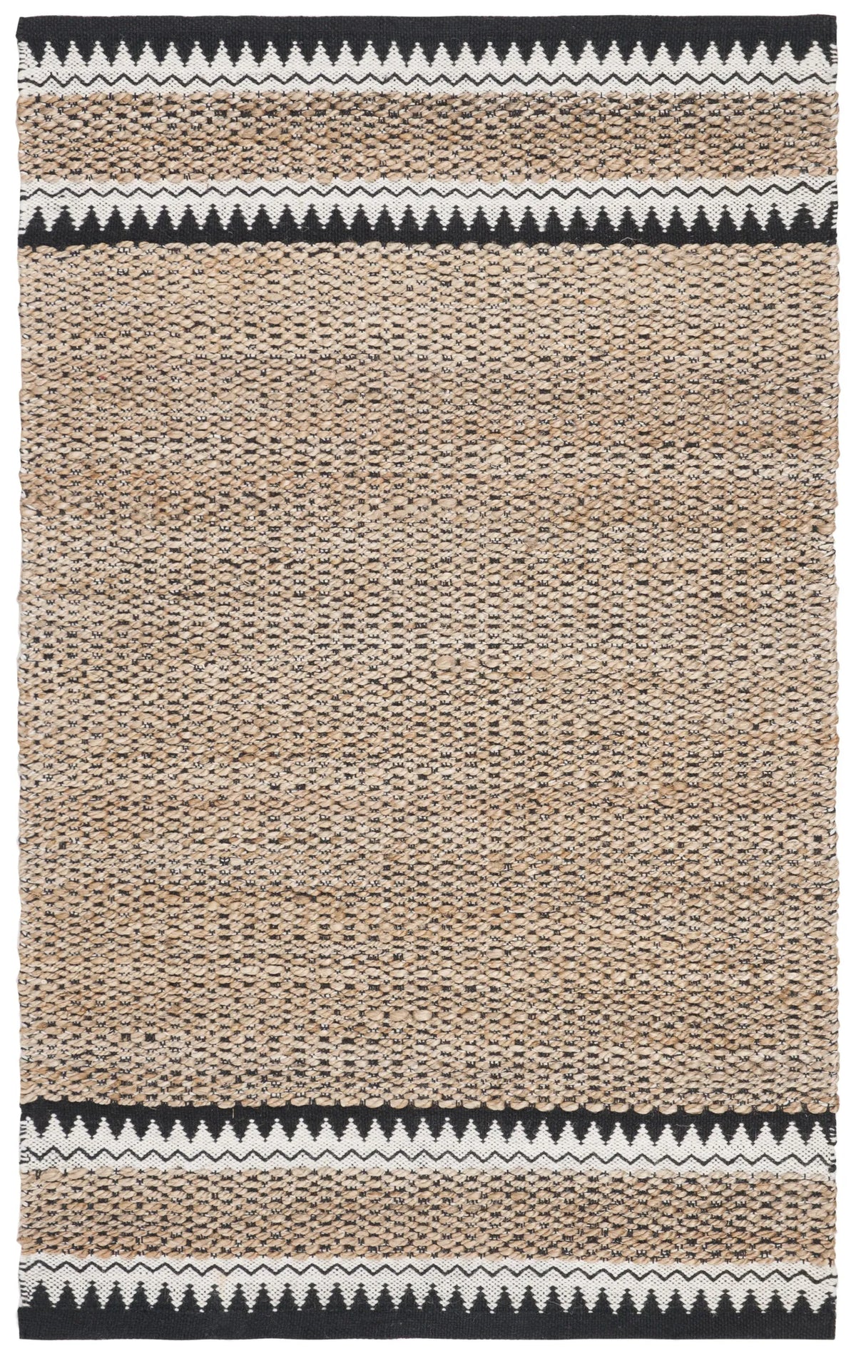 Safavieh Natural Fiber 3'-0" x 5'-0" Rug in Natural / Black