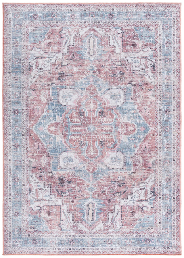 Safavieh Vintage Heriz 800 5'-3" x 7'-6" Rug in Blue / Red