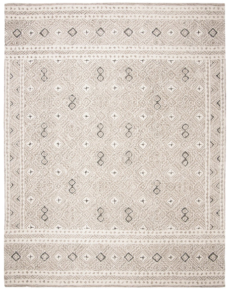 Safavieh Micro-Loop 10'-0" x 14'-0" Rug in Grey / Ivory