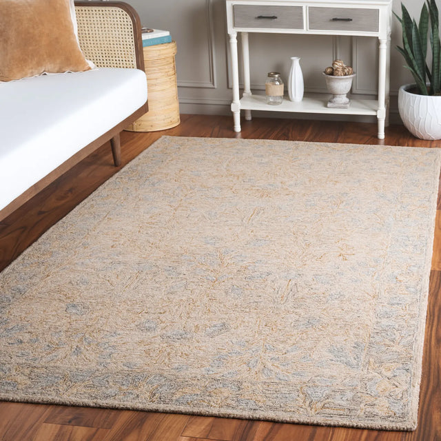 Safavieh Jardin 4'-0" x 6'-0" Rug in Beige / Grey