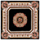 Safavieh Naples 6'-0" x 6'-0" Rug in Black / Ivory