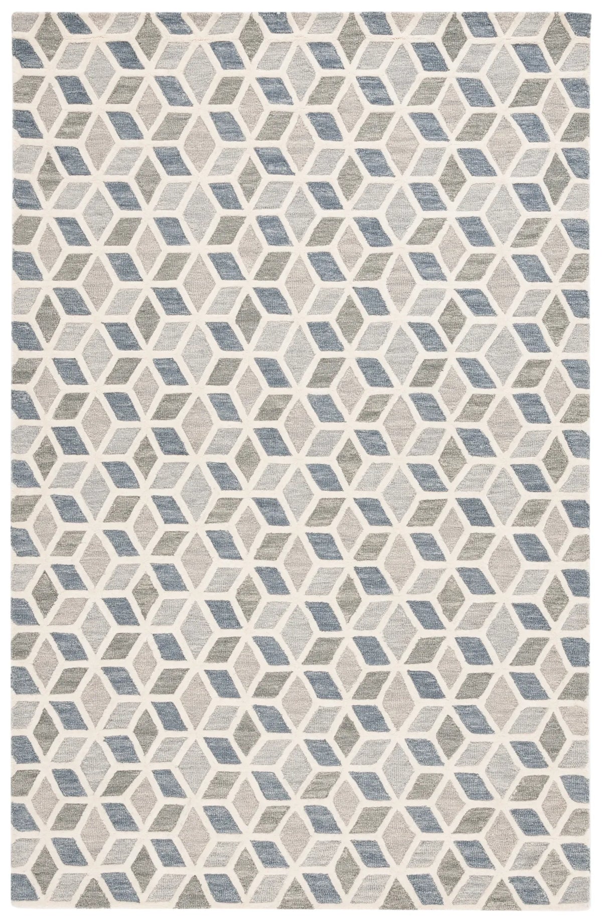 Safavieh Ebony 4'-0" x 6'-0" Rug in Ivory / Grey