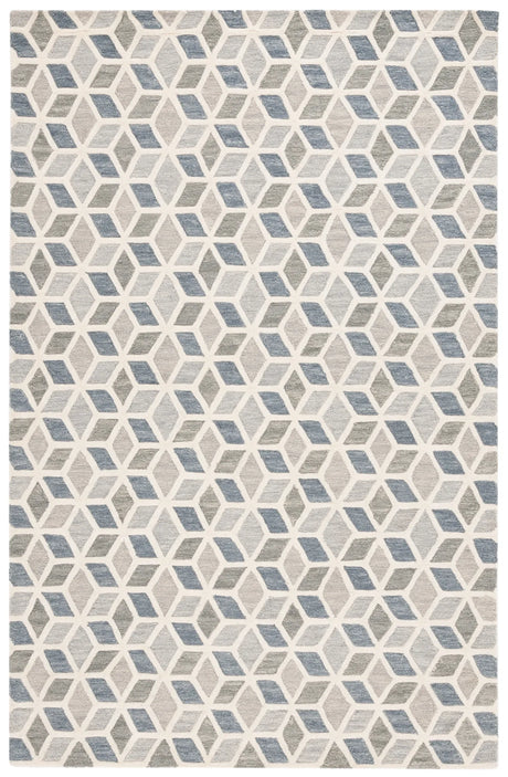 Safavieh Ebony 4'-0" x 6'-0" Rug in Ivory / Grey