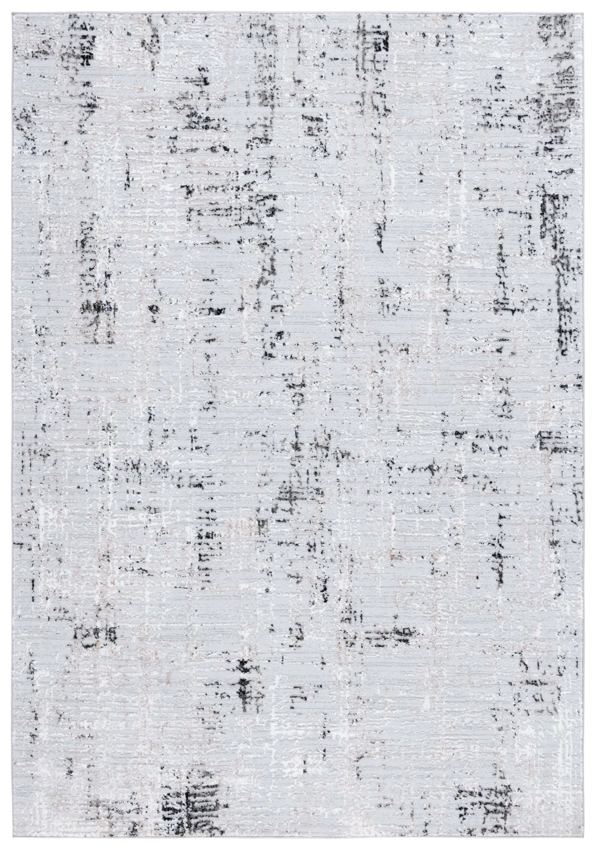 Safavieh Parker 4'-0" x 6'-0" Rug in Light Grey / Black