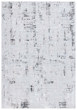 Safavieh Parker 4'-0" x 6'-0" Rug in Light Grey / Black