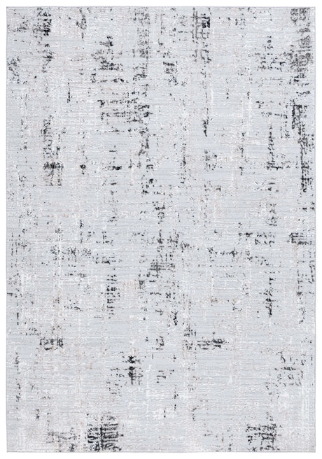 Safavieh Parker 4'-0" x 6'-0" Rug in Light Grey / Black