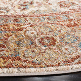 Safavieh Valencia 6'-4" x 6'-4" Rug in Ivory / Rust