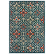 Oriental Weavers Sphinx Latitude 709B Blue / Orange Rugs - main flat