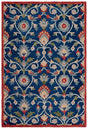 Safavieh Blossom 4'-0" x 6'-0" Rug in Blue / Rust