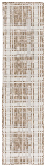 Safavieh Beach House 2'-0" x 8'-0" Rug in Brown / Ivory
