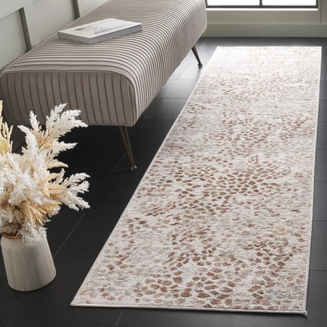 Safavieh Palma 2'-2" x 9'-0" Rug in Beige / Brown