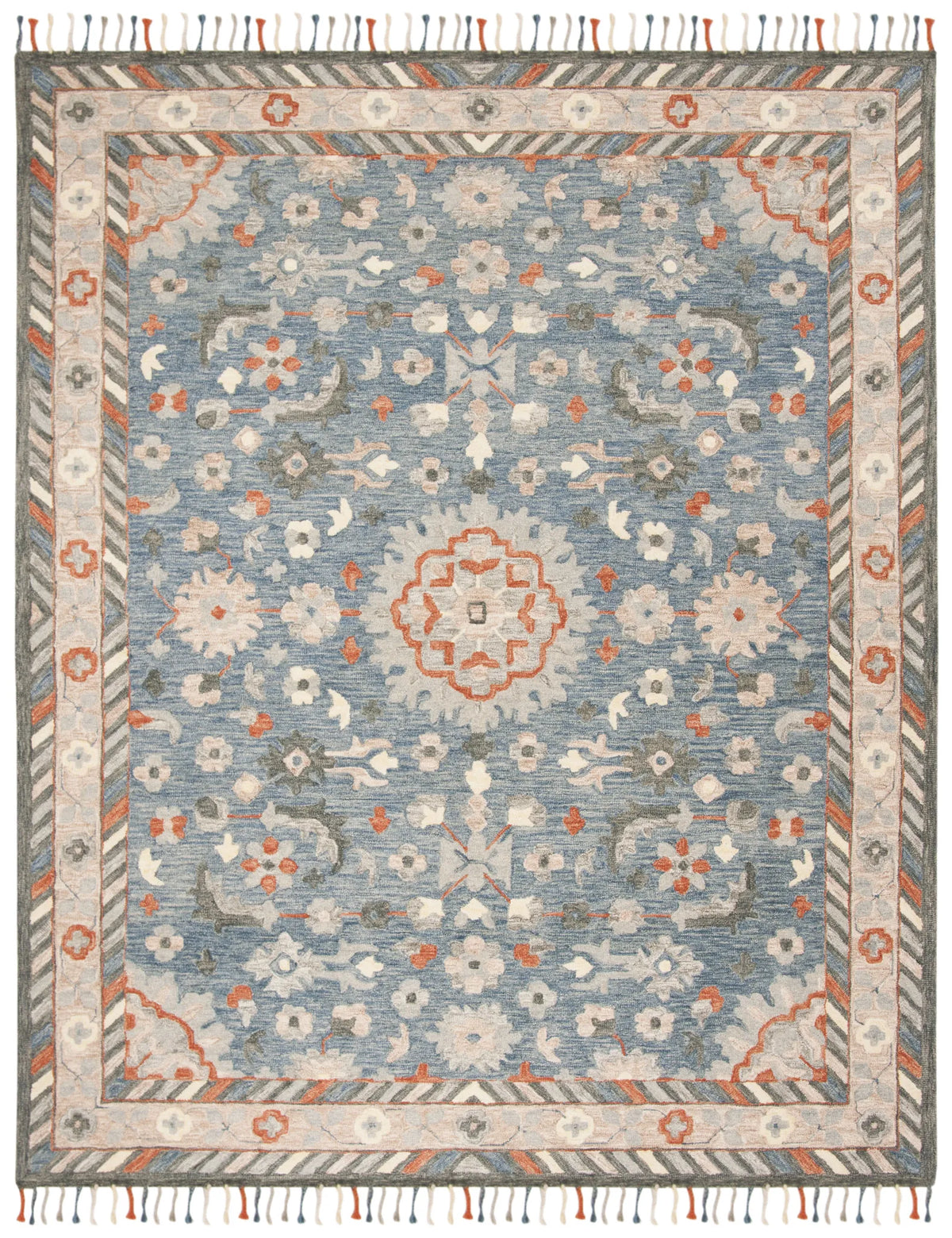 Safavieh Aspen 10'-0" x 14'-0" Rug in Blue / Rust
