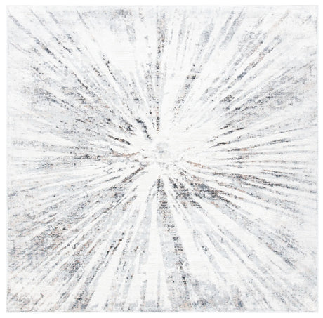 Safavieh Amelia 6'-7" x 6'-7" Rug in Grey / Gold