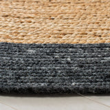 Safavieh Braided 5'-0" x 5'-0" Rug in Black / Gold