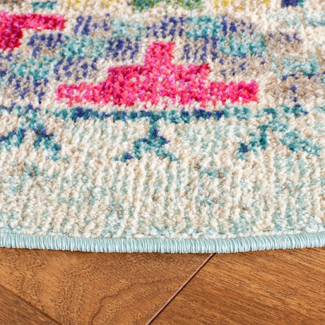 Safavieh Madison 5'-0" x 5'-0" Rug in Blue / Yellow