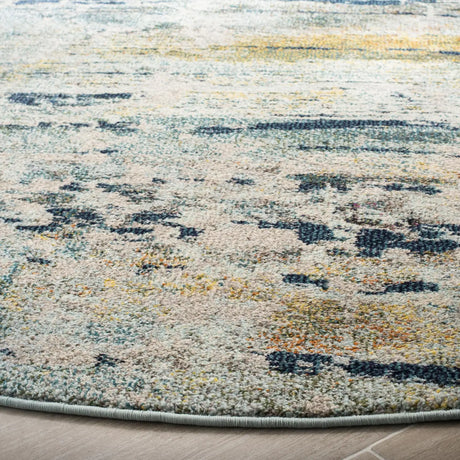 Safavieh Monaco 6'-7" x 6'-7" Rug in Blue / Grey