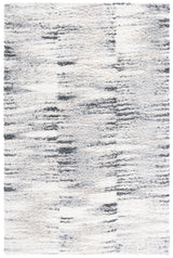 Safavieh Berber Shag 4'-5" x 6'-5" Rug in Grey / Ivory
