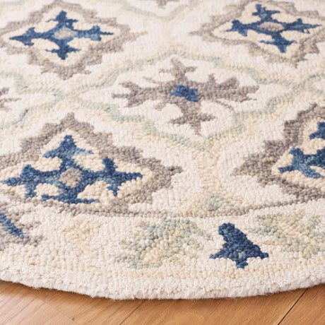 Safavieh Aspen 5'-0" x 5'-0" Rug in Ivory / Blue