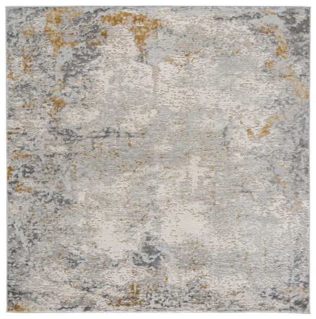 Safavieh Palma 6'-7" x 6'-7" Rug in Grey / Gold