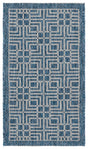 Safavieh Courtyard 2'-0" x 3'-7" Rug in Navy / Grey