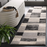 Safavieh Retro 2'-3" x 9'-0" Rug in Black / Light Grey