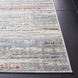 Safavieh Shivan 100 4'-0" x 6'-0" Rug in Light Grey / Rust