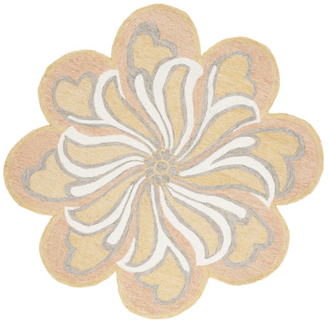 Safavieh Novelty 6'-0" x 6'-0" Rug in Rust / Gold