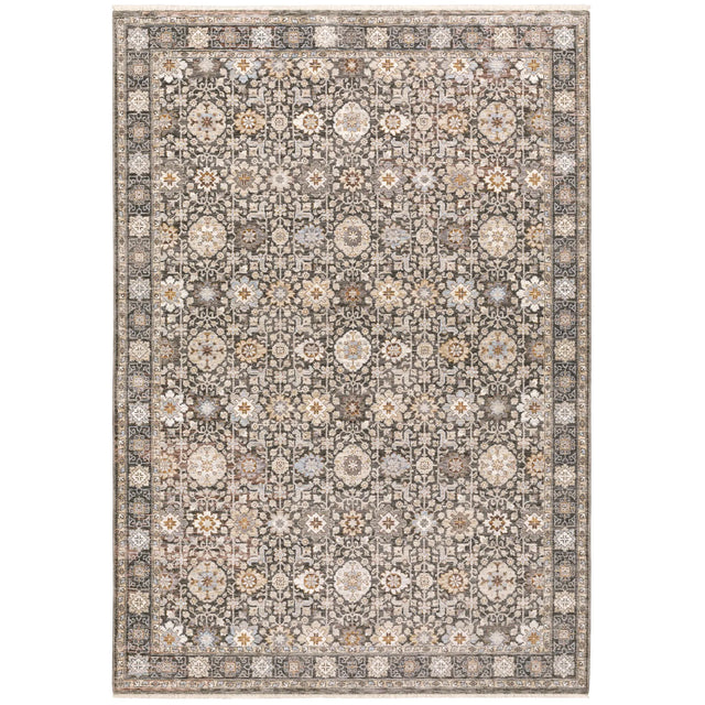 Oriental Weavers Sphinx Maharaja 071N1 Charcoal/Ivory Rugs - main flat