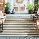 Safavieh Courtyard 10'-0" x 14'-0" Rug in Grey / Bone