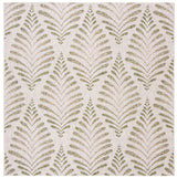 Safavieh Courtyard 6'-7" x 6'-7" Rug in Beige / Green