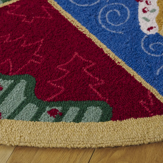 Safavieh Chelsea 5'-6" x 5'-6" Rug in White / Multi