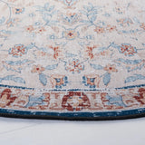 Safavieh Tucson 6'-0" x 6'-0" Rug in Beige / Rust