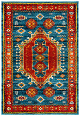 Safavieh Vintage Hamadan 4'-0" x 6'-0" Rug in Blue / Orange