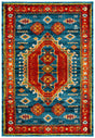 Safavieh Vintage Hamadan 4'-0" x 6'-0" Rug in Blue / Orange
