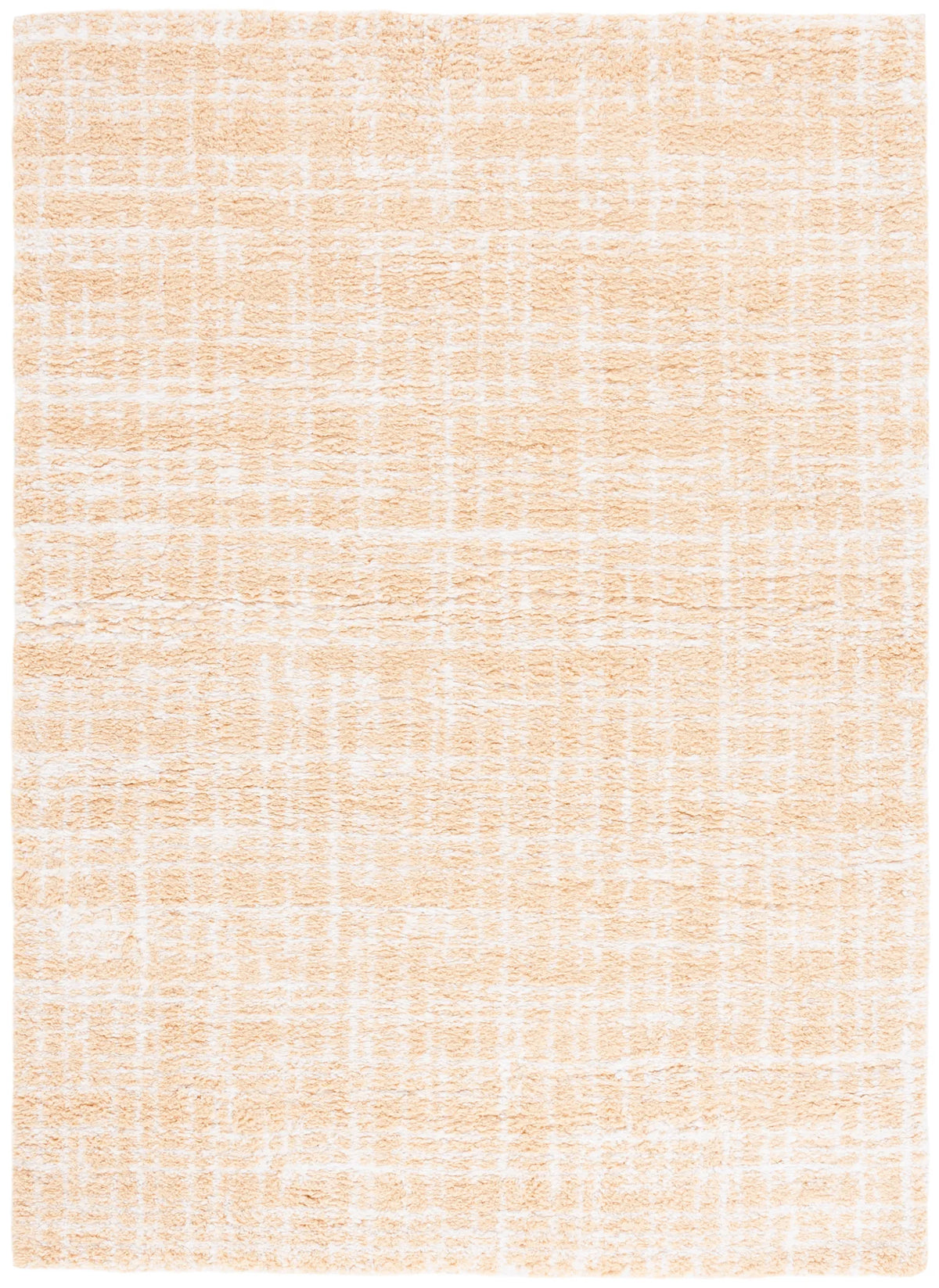 Safavieh Rumi Shag 4'-0" x 6'-0" Rug in Gold / Ivory