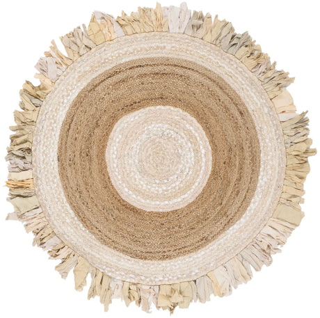 Safavieh Cape Cod 4'-0" x 4'-0" Rug in Beige / Natural